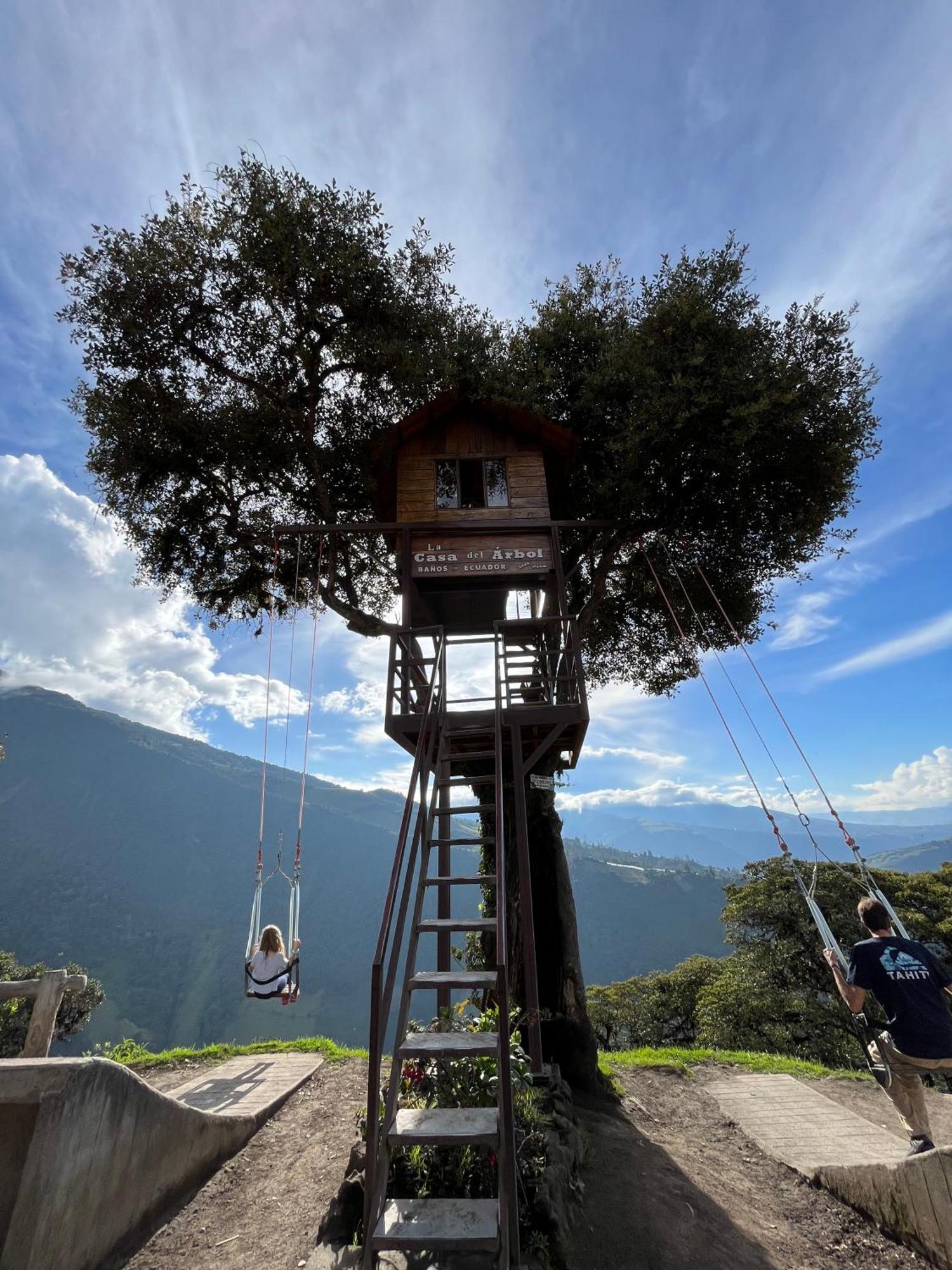 Mountain Chalet - Tungurahua Hot Springs/Aguas Termales Banos  Exterior photo